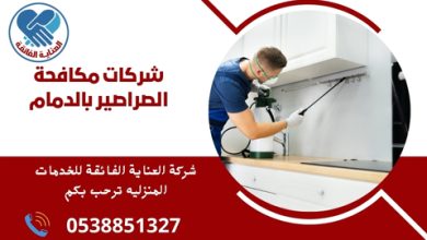 شركات مكافحة الصراصير بالدمام