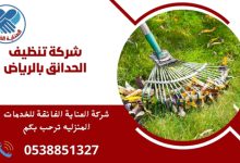 شركة تنظيف الحدائق بالرياض