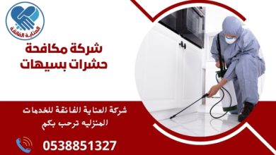 شركة مكافحة حشرات بسيهات